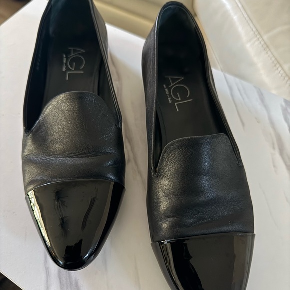 AGL Black Women's Flats - Picture 2 of 5